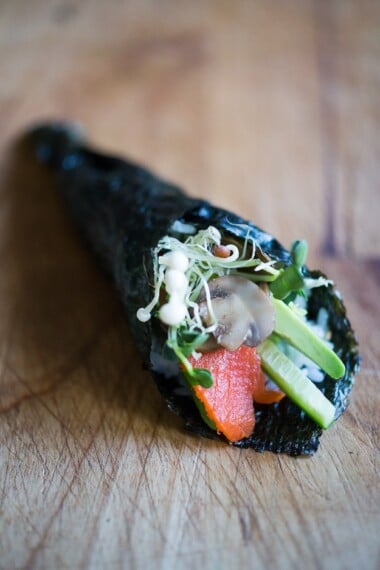 How to make Hand Rolls (Temaki)